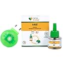 SHUU Mosquito Vaporizer (40ml + Machine) | Ayush Certified &amp; Baby Safe | 100% Herbal &amp; DEET-Free | Fits All Machines | Protects Against Dengue &amp; Malaria