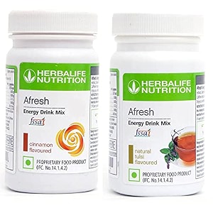 herbalife afresh energy drink - cinnamon flavor amp tulsi flavor for weight loss energy drink 50 g cinnamon tulsi flavored
