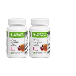 herbalife afresh energy drink mix kashmiri kahwa pack of 2 40g each