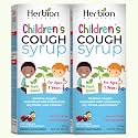 HERBION Naturals Cough Syrup for Children with Natural Honey and Cherry Flavor, Helps Relieve Cough, Promotes Healthy Lung Function, Immunity, for Kids 11 Months + - 5 Fl Oz (Pack of 2)
