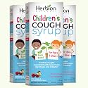 HERBION Naturals Cough Syrup for Children with Natural Honey and Cherry Flavor, Helps Relieve Cough, Promotes Healthy Lung Function, Immunity, for Kids 11 Months + - 5 Fl Oz (Pack of 3)