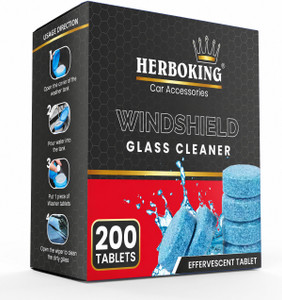 HERBOKING Windshield Glass Cleaner Tablet Concentrate Vehicle