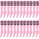 Hercicy 12 Pairs Knee High Tube Socks for Women
