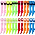 Hercicy 12 Pairs Knee High Tube Socks for Women