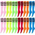 Hercicy 12 Pairs Knee High Tube Socks for Women