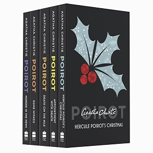 hercule poirot series 5 books collection set by agatha christie death on the nile murder in the mews appointment with death hercule poirot39s christmas dumb witness