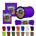 HERCULES Type III Paracord 550 Paracord Rope Parachute Cord, 50' Purple