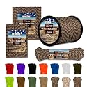 HERCULES Type III Paracord 550 Rope Parachute Cord, 250' Forest Camo