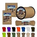 HERCULES Type III Paracord 550 Rope Parachute Cord, 50' Desert Tan