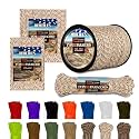 HERCULES Type III Paracord 550 Rope Parachute Cord, 50' Desert Camo