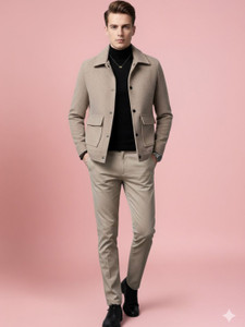 HERENOW Full Sleeve Solid Men Jacket
