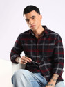 HERENOW Men Checkered Casual Multicolor Shirt