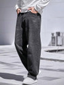 HERENOW Men Relaxed Fit High Rise Black