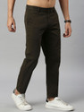 HERENOW Slim Fit Men Green Trousers