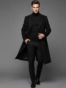 HERENOW Wool Solid Coat