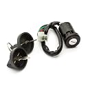HERIS 4 Pin Ignition Switch Key Set with Cap for 50cc 70cc 90cc 110cc 125cc 150cc 200cc 250cc TaoTao SUNL Chinese ATV Dirt Bike Electric Scooter