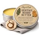 Heritage Board Butter – Food-Grade Cutting Board Wax & Wood Conditioner with Beeswax, Mineral Oil & Sweet Orange Oil – for Cutting Boards, Butcher Blocks & Wood Surfaces Made in USA