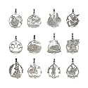Heritage Pewter 12 Days of Christmas Ornaments – Set of 12 Fine Pewter Ornaments with 11” Satin Ribbon | Expertly Crafted Pewter