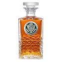 Heritage Pewter Army Heritage Decanter | 25 OZ Liquor Pourer | Expertly Crafted Pewter Glass