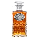 Heritage Pewter Black Bear Heritage Decanter | 25 OZ Liquor Pourer | Expertly Crafted Pewter Glass