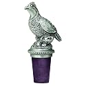 Heritage Pewter Bobwhite Quail Bottle Stopper | Bottle Topper for Wine, Liquor | Expertly Crafted Pewter Reusable Wine Cork