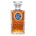 Heritage Pewter Citadel Heritage Decanter | 25 OZ Liquor Pourer | Expertly Crafted Pewter Glass