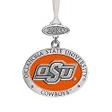 Heritage Pewter Class of 2026 Ornament | Graduation Gift | Hand-Sculpted Christmas Tree Ornament | Intricately Crafted Metal Pewter Alma Mater for Oklahoma State University