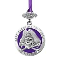 Heritage Pewter East Carolina Pirates Class of 2026 Ornament | Hand-Sculpted Christmas Tree Ornament | Intricately Crafted Metal Pewter Alma Mater Inlay