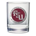 Heritage Pewter Florida State Double Old Fashion | Double Rocks Glass 14 OZ for Liquor | Expertly Crafted Pewter Glass