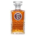 Heritage Pewter Florida State Seminoles Heritage Decanter | 25 OZ Liquor Pourer | Expertly Crafted Pewter Glass with Gift Box