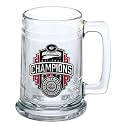 Heritage Pewter Georgia Bulldogs 2022-23 National Championship Beer Stein Glass | 15 Ounce German-Style Beer Glass | Intricately Crafted Metal Pewter Alma Mater Inlay