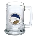Heritage Pewter Georgia Southern Stein Glass | 15 Ounce German-Style Glass | Intricately Crafted Metal Pewter Alma Mater Inlay…
