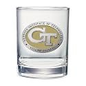 Heritage Pewter Georgia Tech Old Fashion | Double Rocks Glass 14 OZ for Liquor | Expertly Crafted Pewter Glass