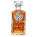 Heritage Pewter Guitars Heritage Decanter | 25 OZ Liquor Pourer | Expertly Crafted Pewter Glass