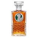Heritage Pewter Irish Fighter Heritage Decanter | 25 OZ Liquor Pourer | Expertly Crafted Pewter Glass