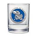 Heritage Pewter Kansas Jayhawks Double Old Fashion | Double Rocks Glass 14 OZ for Liquor | Expertly Crafted Pewter Glass