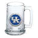 Heritage Pewter Kentucky Beer Stein Glass | 15 Ounce German-Style Beer Glass | Intricately Crafted Metal Pewter Alma Mater Inlay