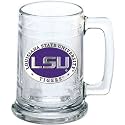 Heritage Pewter LSU Beer Stein Glass | 15 Ounce German-Style Beer Glass | Intricately Crafted Metal Pewter Alma Mater Inlay