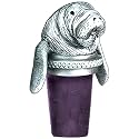 Heritage Pewter Manatee Bottle Stopper | Bottle Topper for Wine, Liquor | Expertly Crafted Pewter Reusable Wine Cork