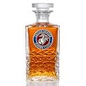 Heritage Pewter Marines Decanter – Eagle Globe &amp; Anchor | 25 OZ Liquor Pourer | Expertly Crafted Pewter Glass