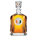 Heritage Pewter Miami Capitol Decanter | 24 OZ Whiskey Decanter for Liquor with Airtight Stopper | Expertly Crafted Pewter Glass