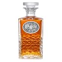 Heritage Pewter Moose Heritage Decanter | 25 OZ Liquor Pourer | Expertly Crafted Pewter Glass