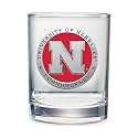 Heritage Pewter Nebraska Double Old Fashion | Double Rocks Glass 14 OZ for Liquor | Expertly Crafted Pewter Glass