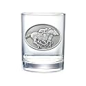 Heritage Pewter By a Nose Double Old Fashion | Double Rocks Glass 14 OZ for Liquor | Expertly Crafted Pewter Glass