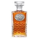 Heritage Pewter By a Nose Heritage Decanter | 25 OZ Liquor Pourer | Expertly Crafted Pewter Glass