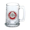 Heritage Pewter Ohio State Beer Stein Glass | 15 Ounce German-Style Beer Glass | Intricately Crafted Metal Pewter Alma Mater Inlay
