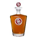 Heritage Pewter Oklahoma Sooners Royal Decanter with 3D Stopper | 30 OZ Liquor Pourer | Expertly Crafted Pewter Glass