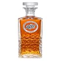 Heritage Pewter Oklahoma State Heritage Decanter | 25 OZ Liquor Pourer | Expertly Crafted Pewter Glass