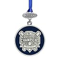 Heritage Pewter Ole Miss Baseball Champions 2022 Ornament | Hand-Sculpted Christmas Tree Ornament | Intricately Crafted Metal Pewter Alma Mater Inlay