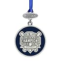 Heritage Pewter Ole Miss Baseball Champions Class of 2026 Ornament | Hand-Sculpted Christmas Tree Ornament | Intricately Crafted Metal Pewter Alma Mater Inlay